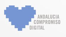 andaluca compromiso digital logo corazn azul