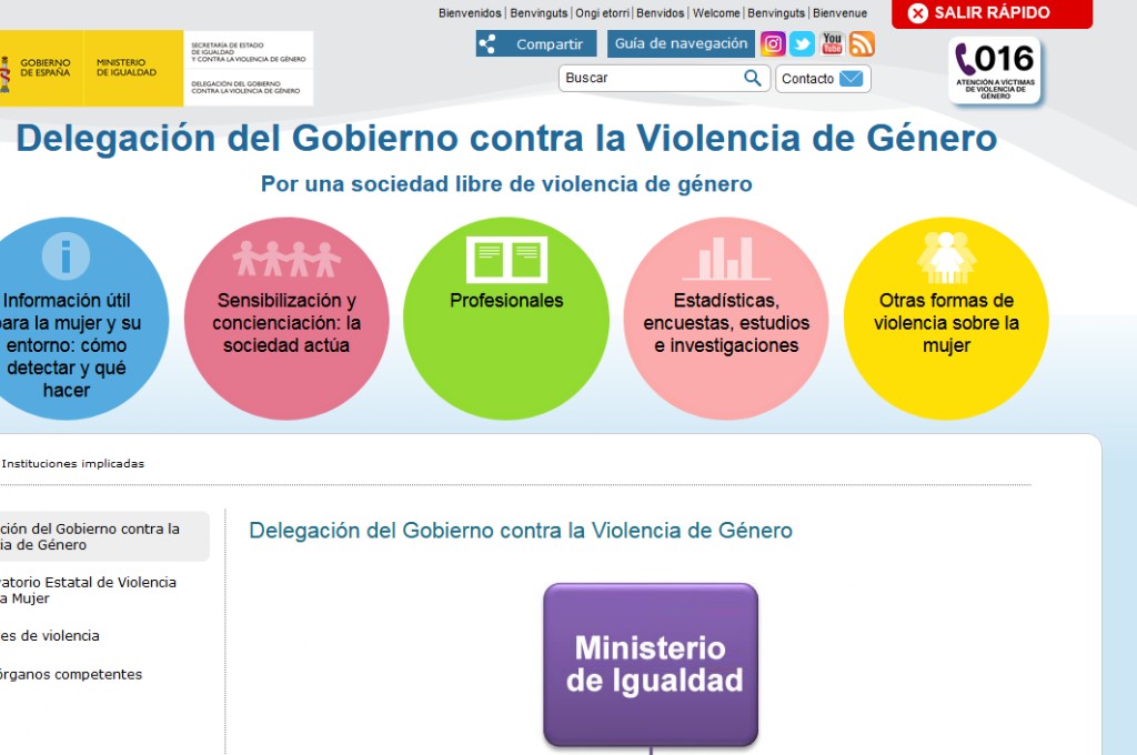 imagen portada delegación gobierno contra la violencia de género