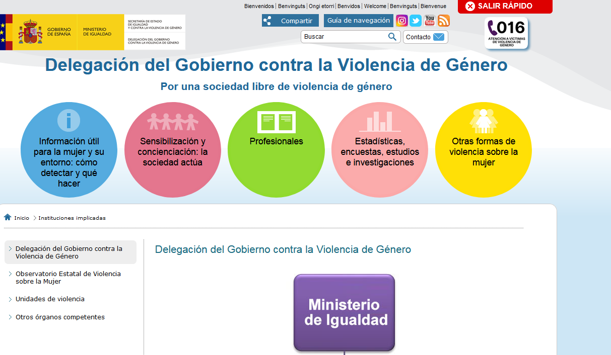 imagen de portada Delñegación del gobierno contra la violencia de género
